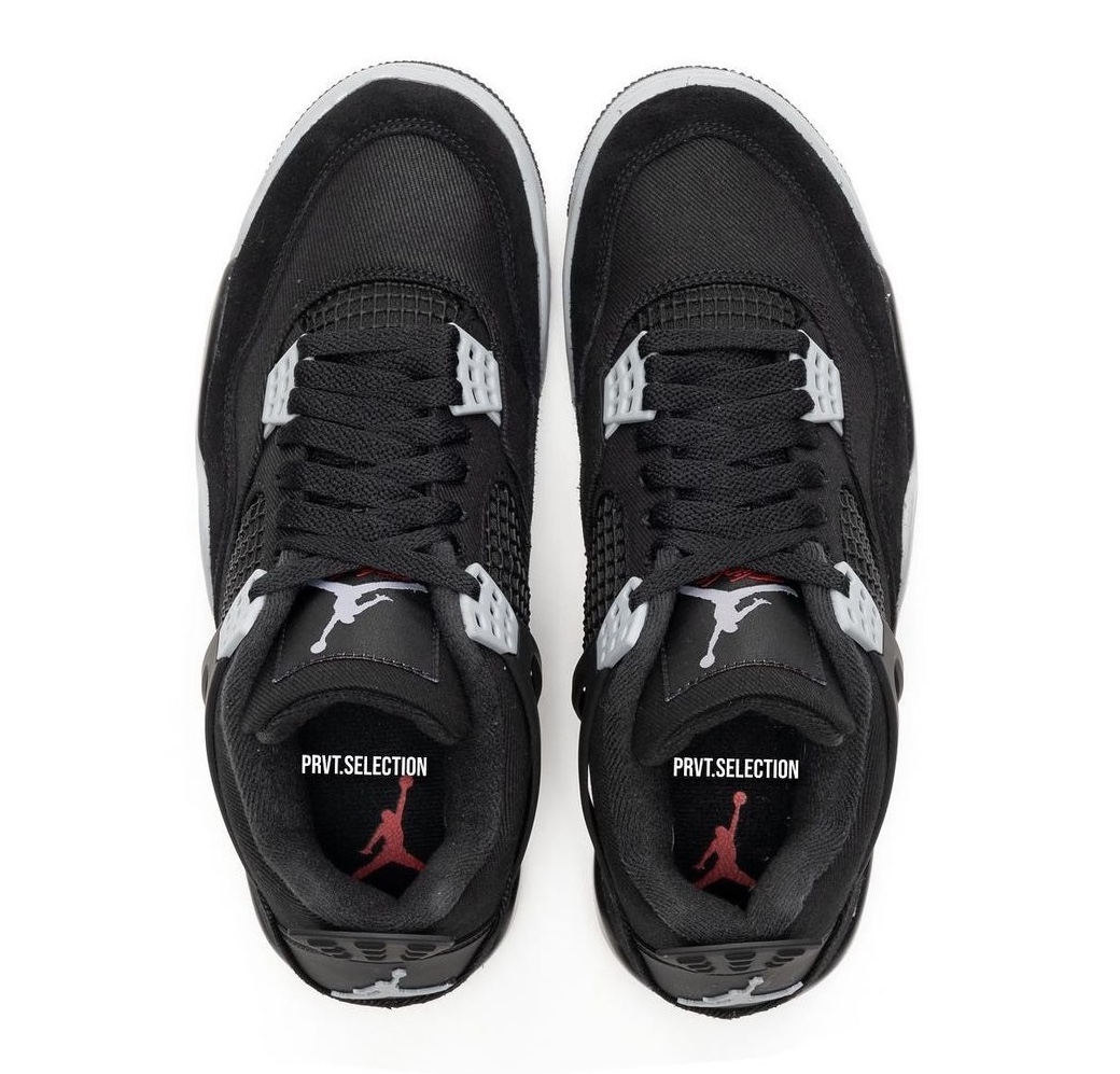 Air Jordan 4 Black Canvas DH7138-006 Release Date