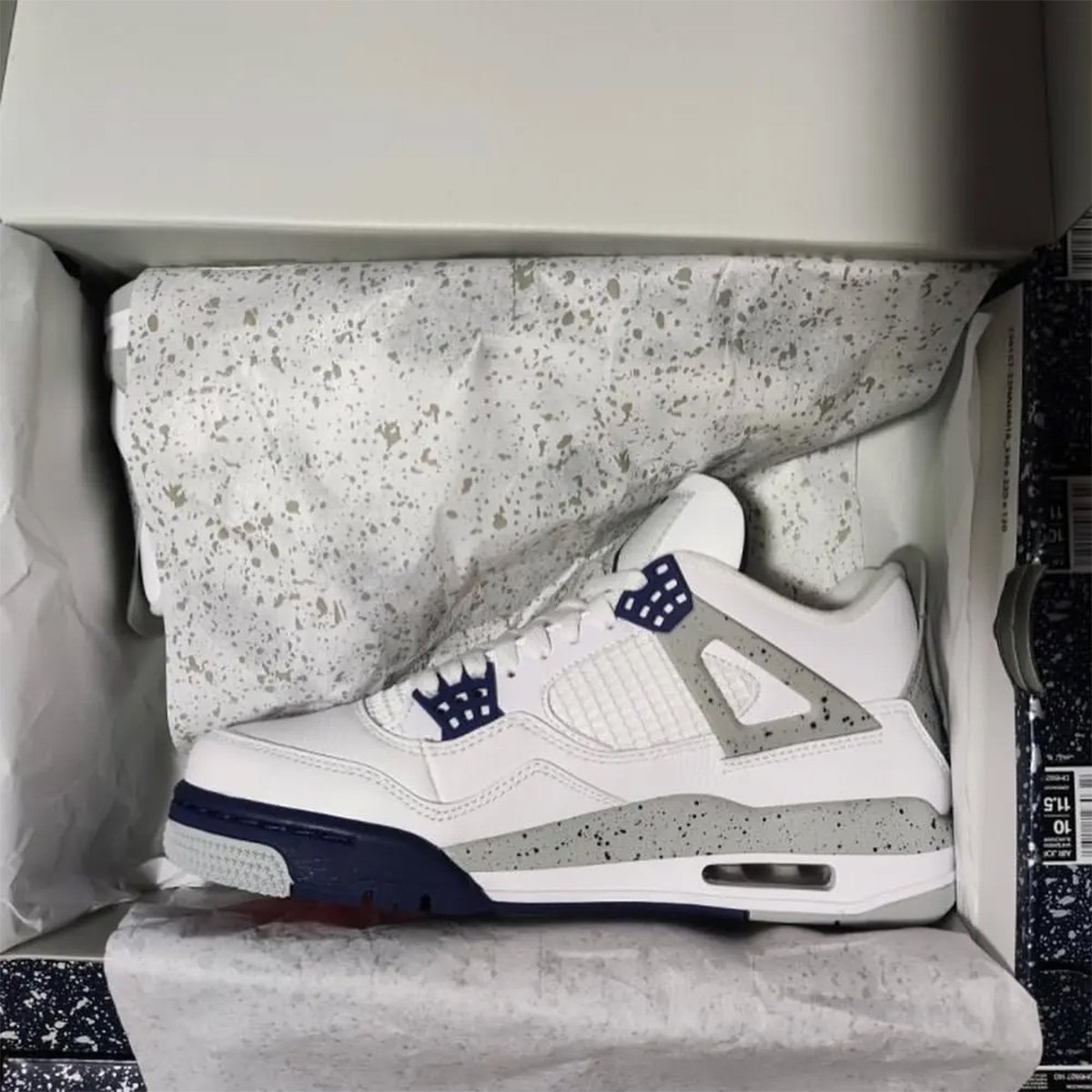 air jordan 4 navy blue