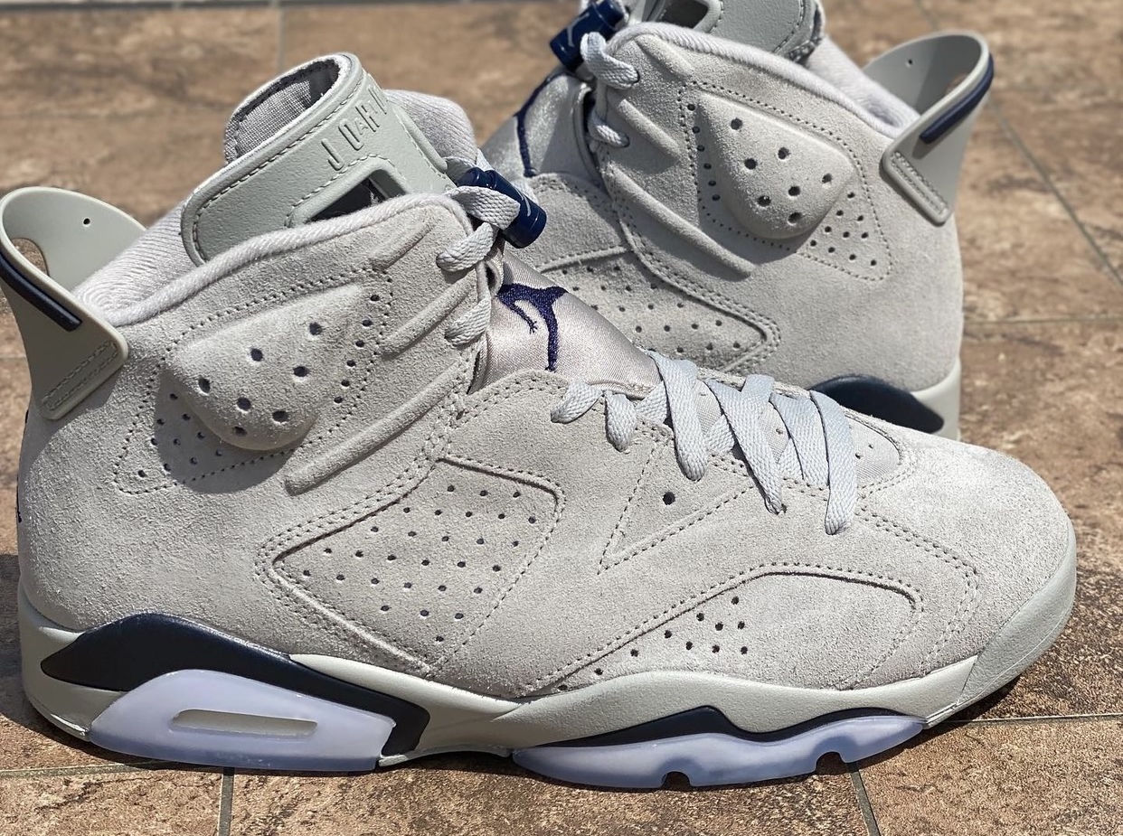 jordan 6 grey and blue