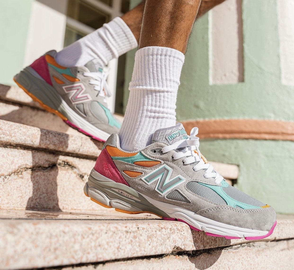 DTLR x New Balance 990v3 Miami Drive Release Date | SBD