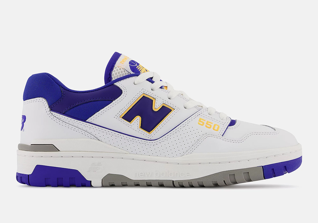 New Balance 550 Lakers Pack BB550WTN Release Date