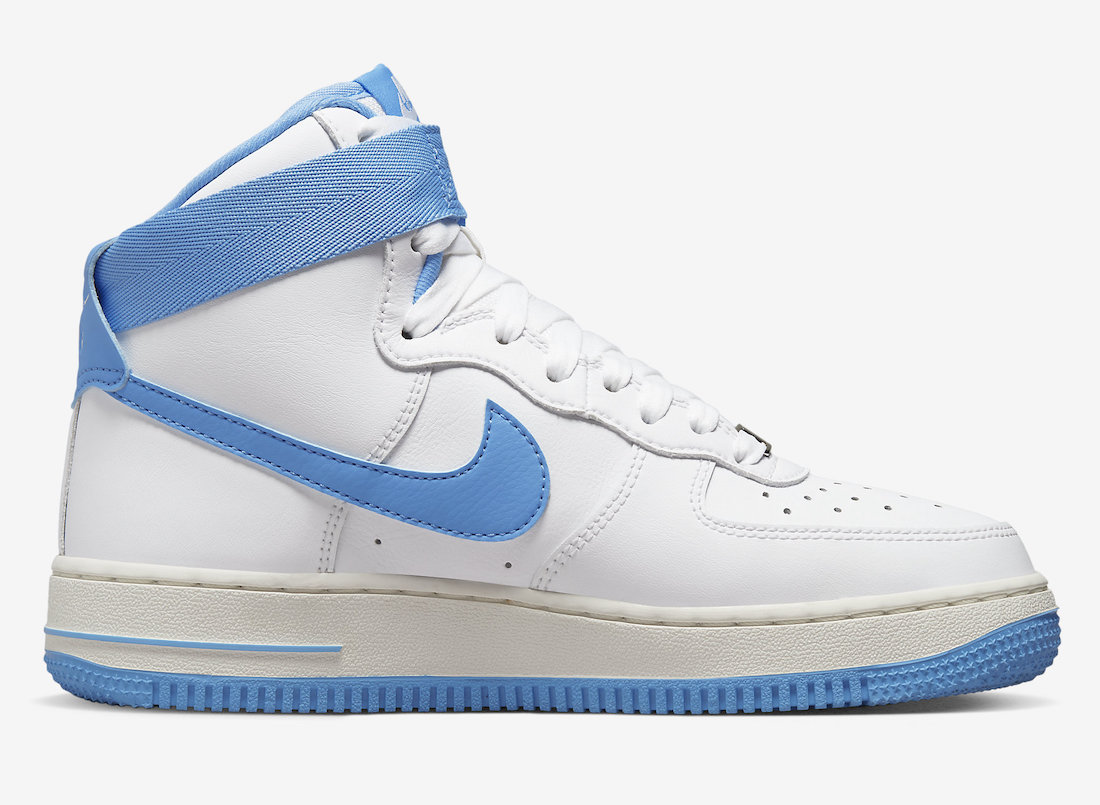 Nike Air Force 1 High White University Blue DX3805-100 Release Date