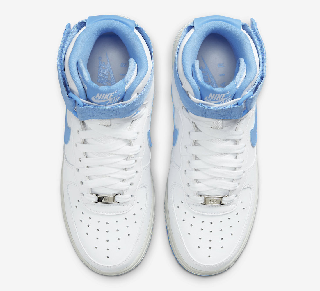 Nike Air Force 1 High White University Blue DX3805-100 Release Date