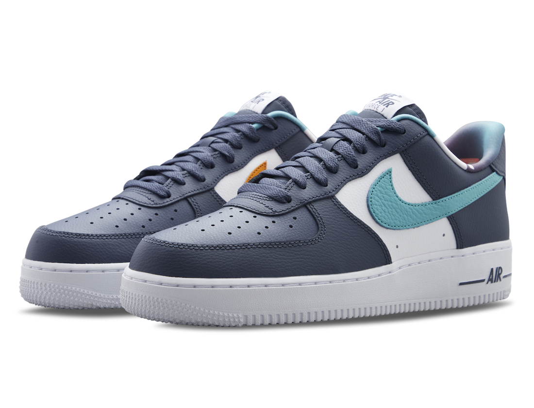 Nike Air Force 1 Low EMB Thunder Blue Washed Teal DM0109-400 Fecha de lanzamiento