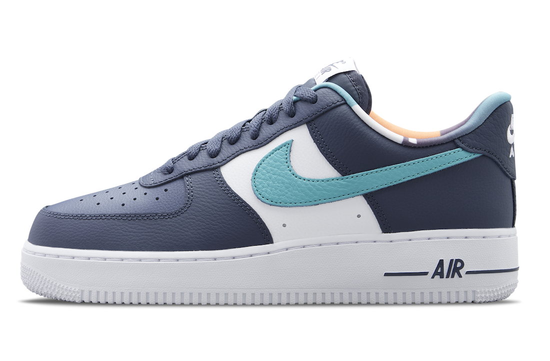 Nike Air Force 1 Low EMB Thunder Blue Washed Teal DM0109-400 Release Date