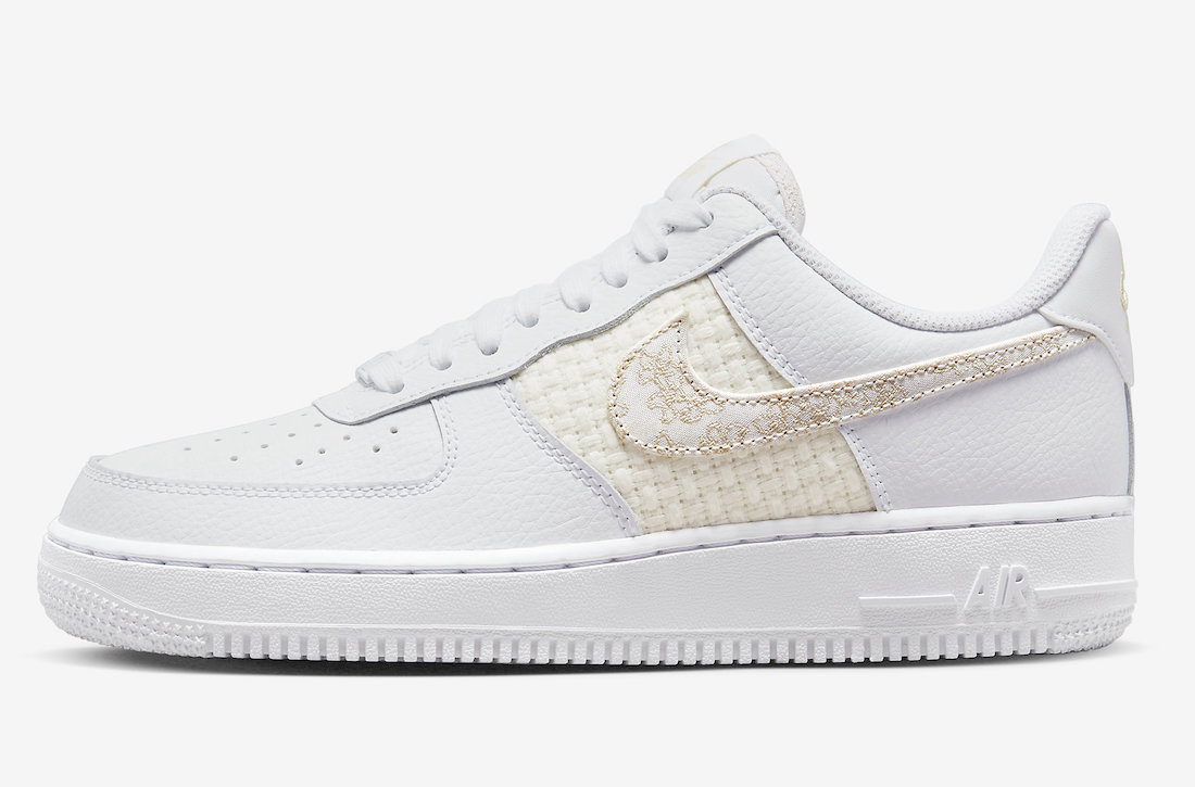 Nike Air Force 1 Low Flower Swoosh DO9458-100 Release Date