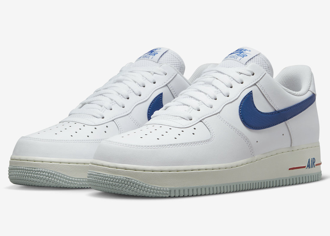 Nike Air Force 1 Low White Blue Red DX2660-100 Release Date