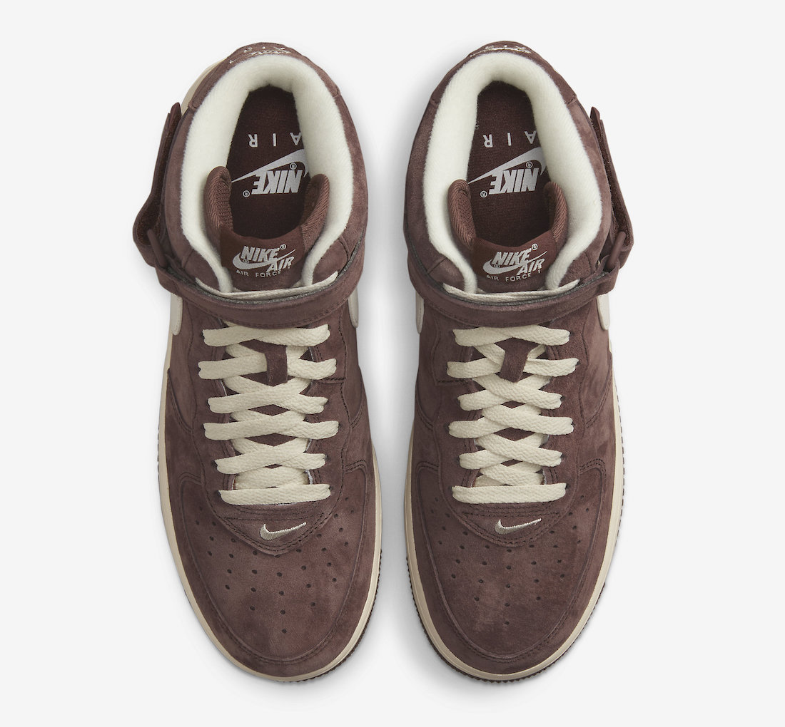 Nike Air Force 1 Mid Chocolate DM0107 200 Release Date 3