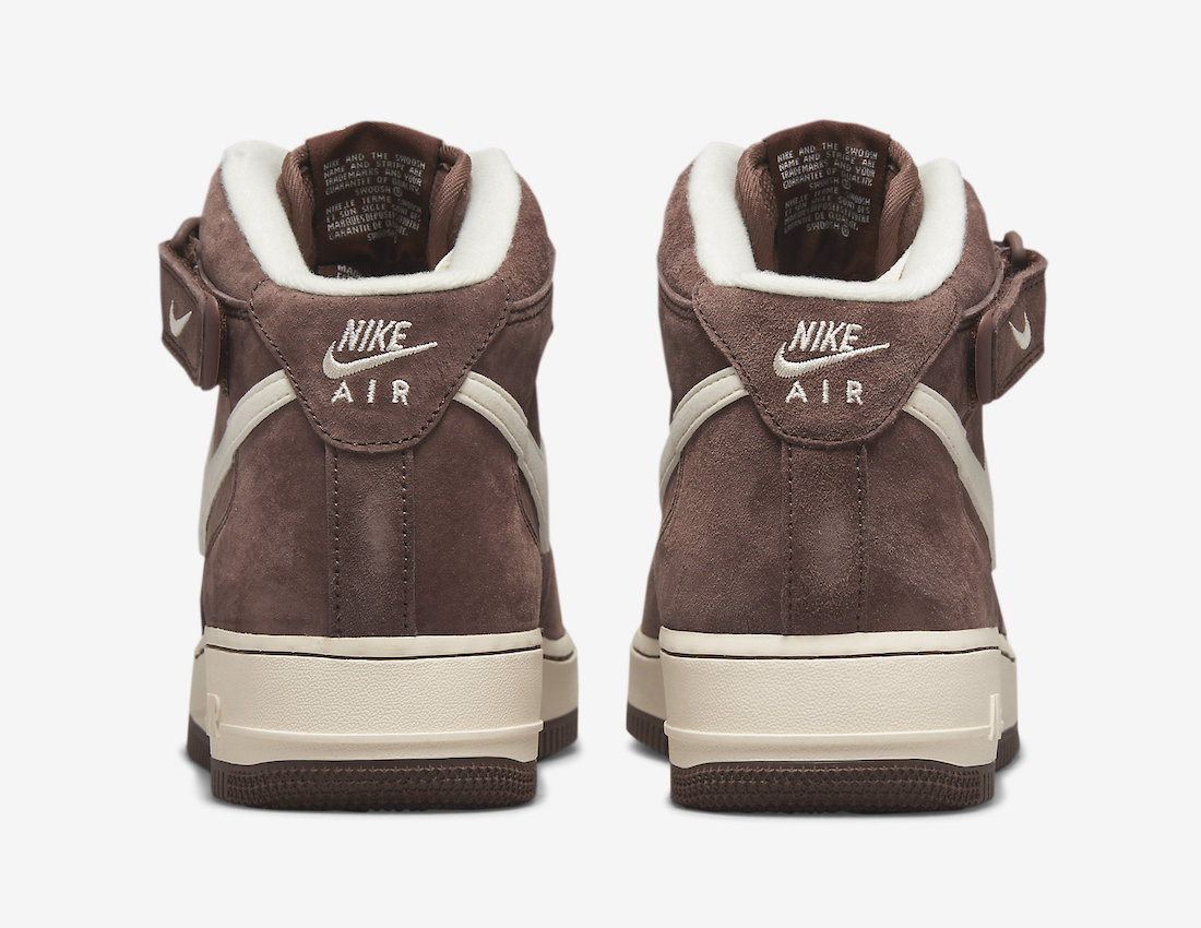 Nike Air Force 1 Mid Chocolate DM0107 200 Release Date 5