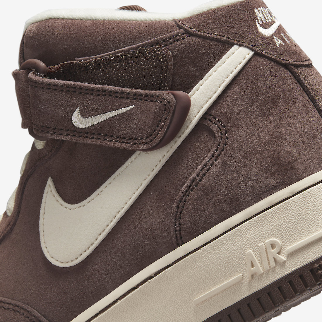 Nike Air Force 1 Mid Chocolate DM0107 200 Release Date 8
