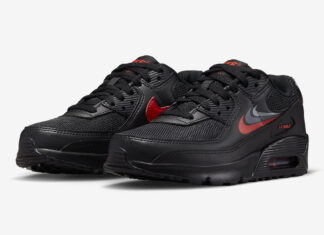 Nike Air Max 90 Black Red DX9272-001 Release Date