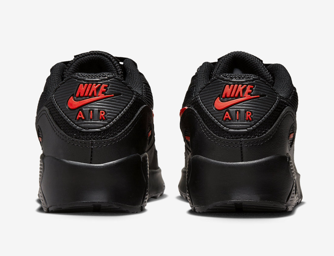 Nike Air Max 90 Black Red DX9272-001 Release Date