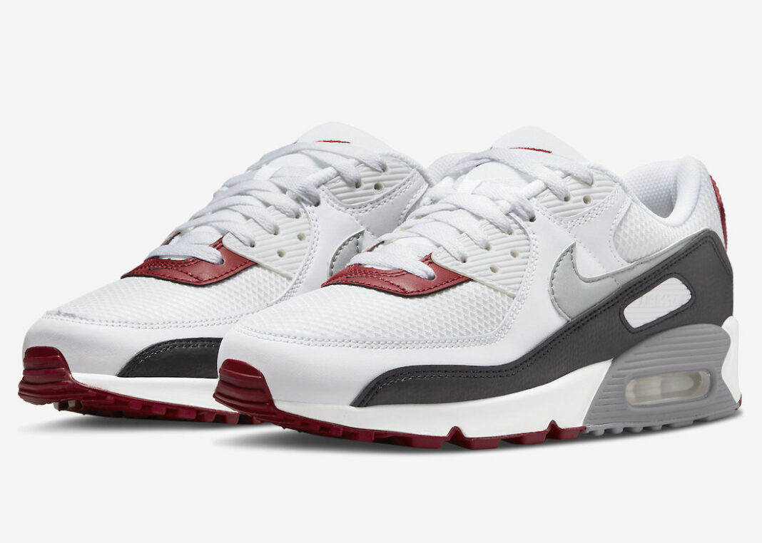 Nike Air Max 90 Photon Dust Particle Grey Varsity Red DO8902-001 Release Date