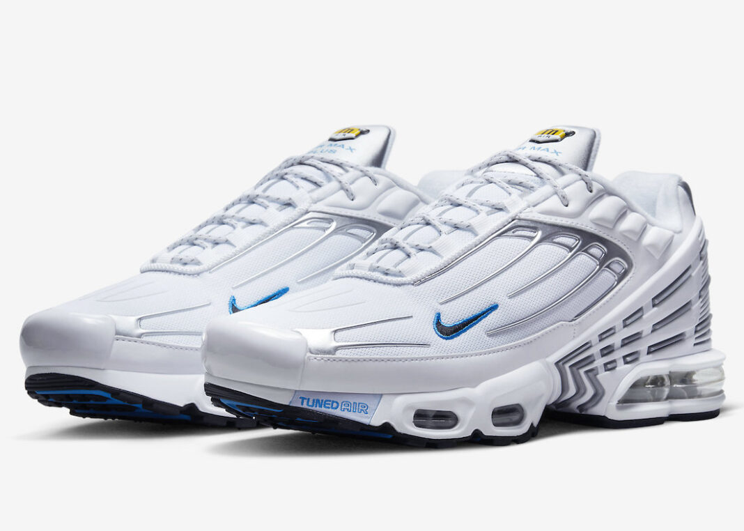 Nike Air Max Plus 3 White Silver Blue DR0140-100 Release Date