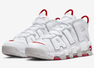 Nike Air More Uptempo White Red DX8965-100 Release Date