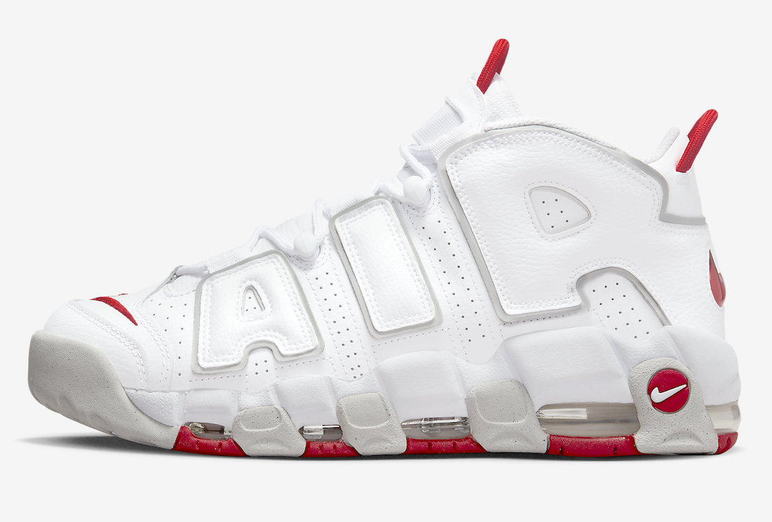 Nike Air More Uptempo White Red DX8965-100 Release Date