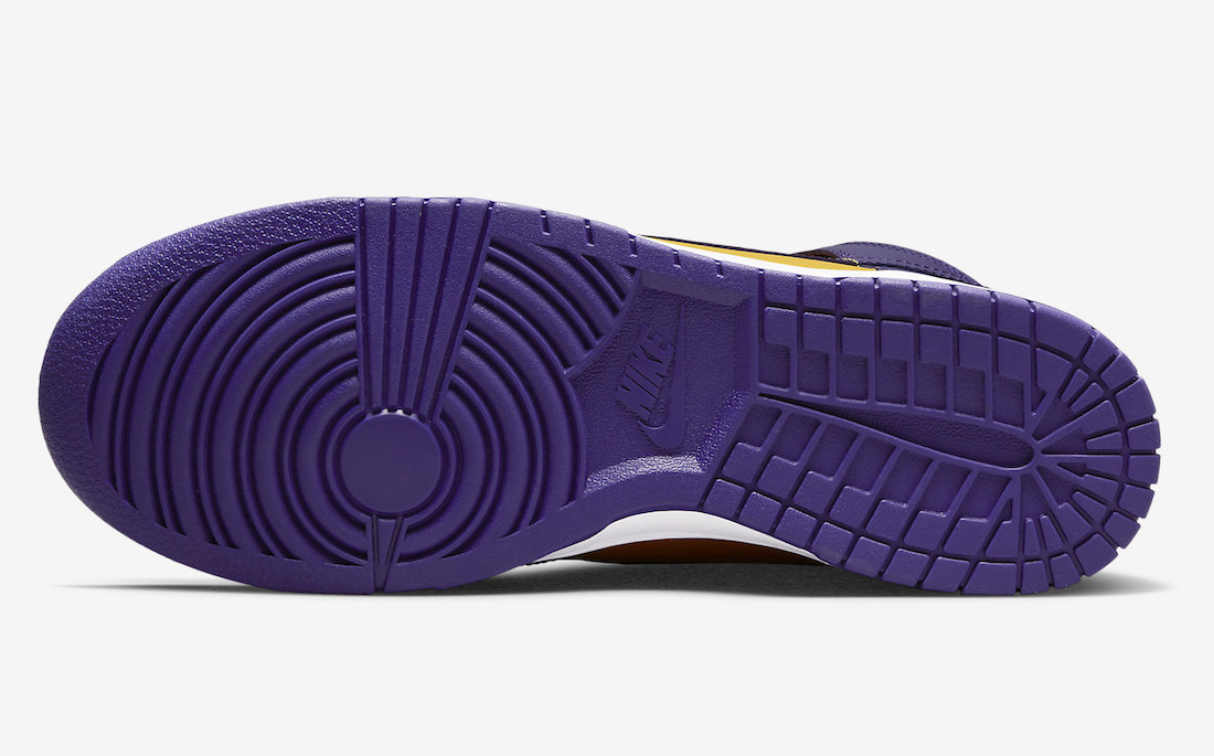 Nike Dunk High Lakers Court Purple DD1399-500 Release Date