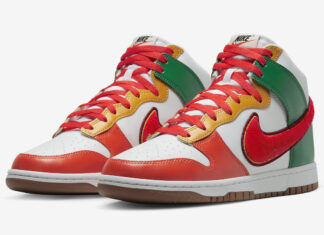 Nike Dunk High Chenille Swoosh DR8805-100 Release Date