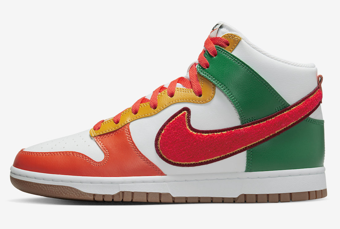 Nike Dunk High Chenille Swoosh DR8805-100 Release Date | SBD