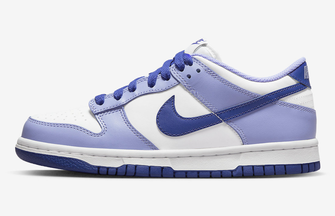 Nike Dunk Low GS Blueberry DZ4456-100 Release Date