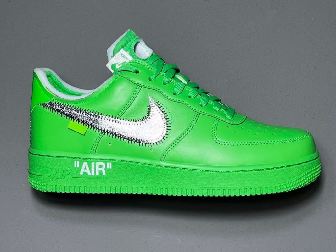 Off-White Nike Air Force 1 Light Green Spark DX1419-300 Release Date