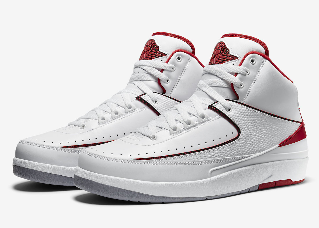 Air Jordan 2 Chicago Home White Red 2014 385475-102 Release Date
