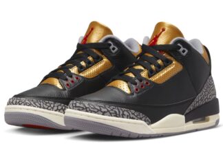 Air Jordan 3 Black Metallic Gold CK9246-067 Release Date