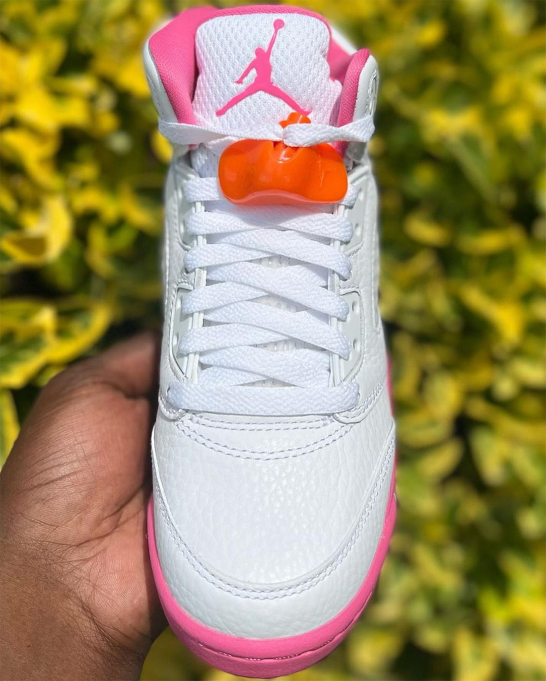 Air Jordan 5 GS White Pinksicle Safety Orange WNBA Release Date