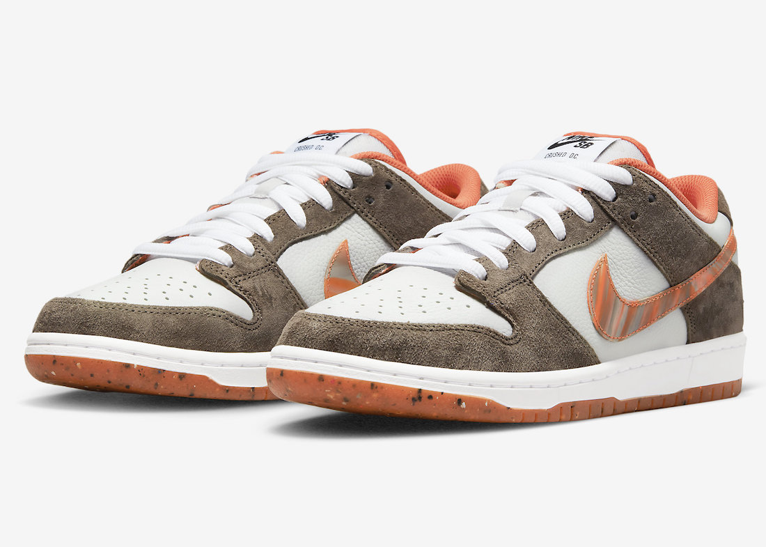 Crushed DC Skate Shop x Nike SB Dunk Low DH7782-001 Release Date | SBD