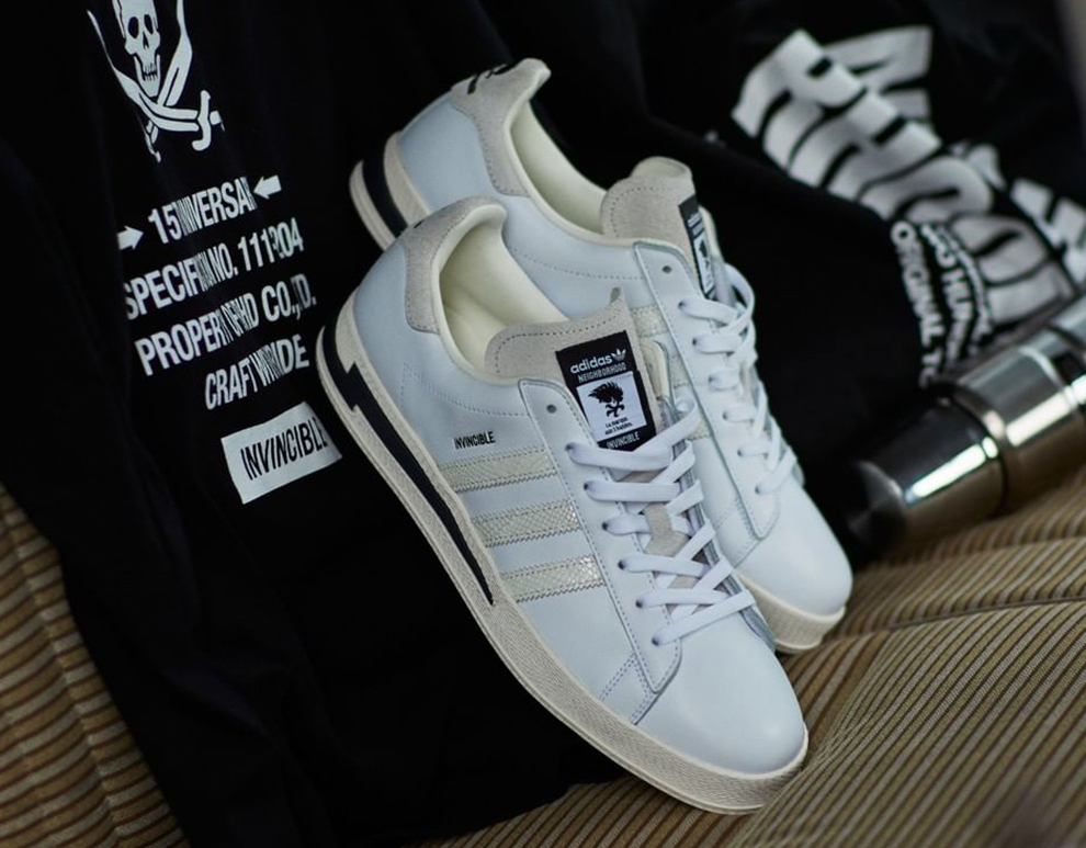 INVINCIBLE NEIGHBORHOOD adidas Campus White Release Date