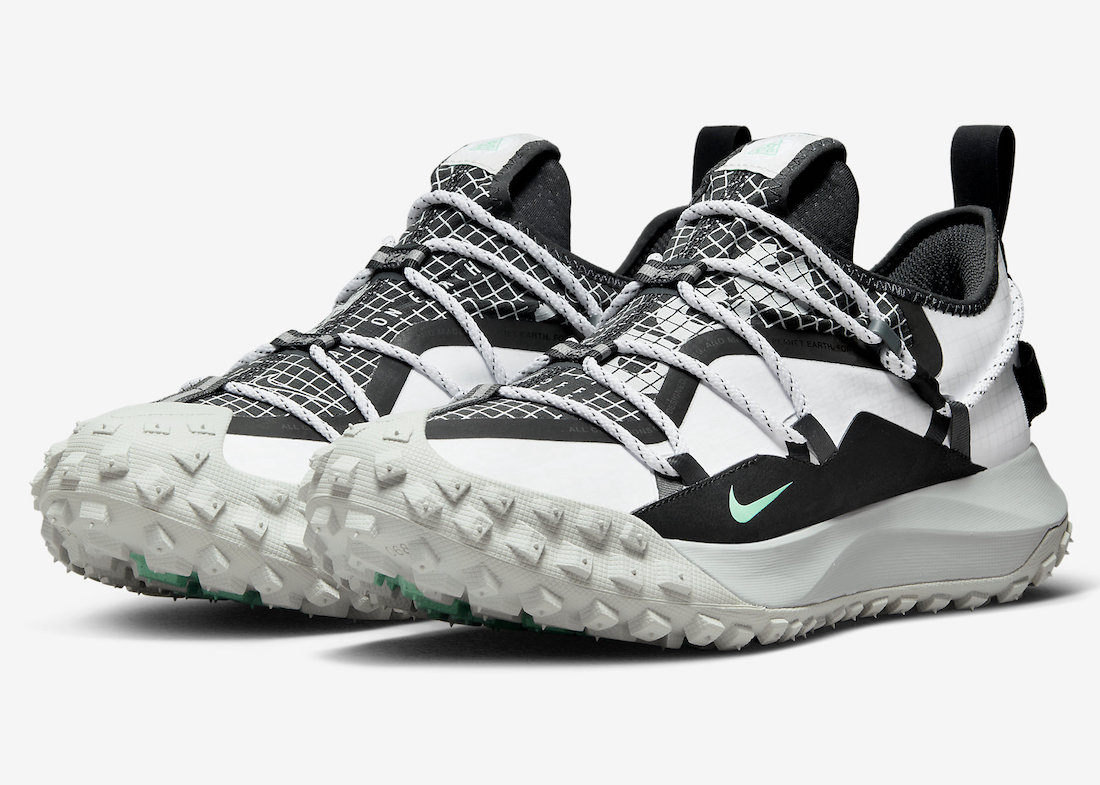 Nike ACG Mountain Fly Low SE White Black Anthracite Grey Fog DO9334-100 Release Date