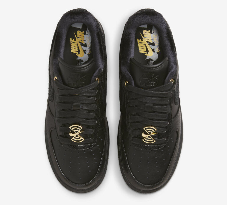 Nike Air Force 1 Low Anniversary Edition Black Gold DX6035-001 Release ...