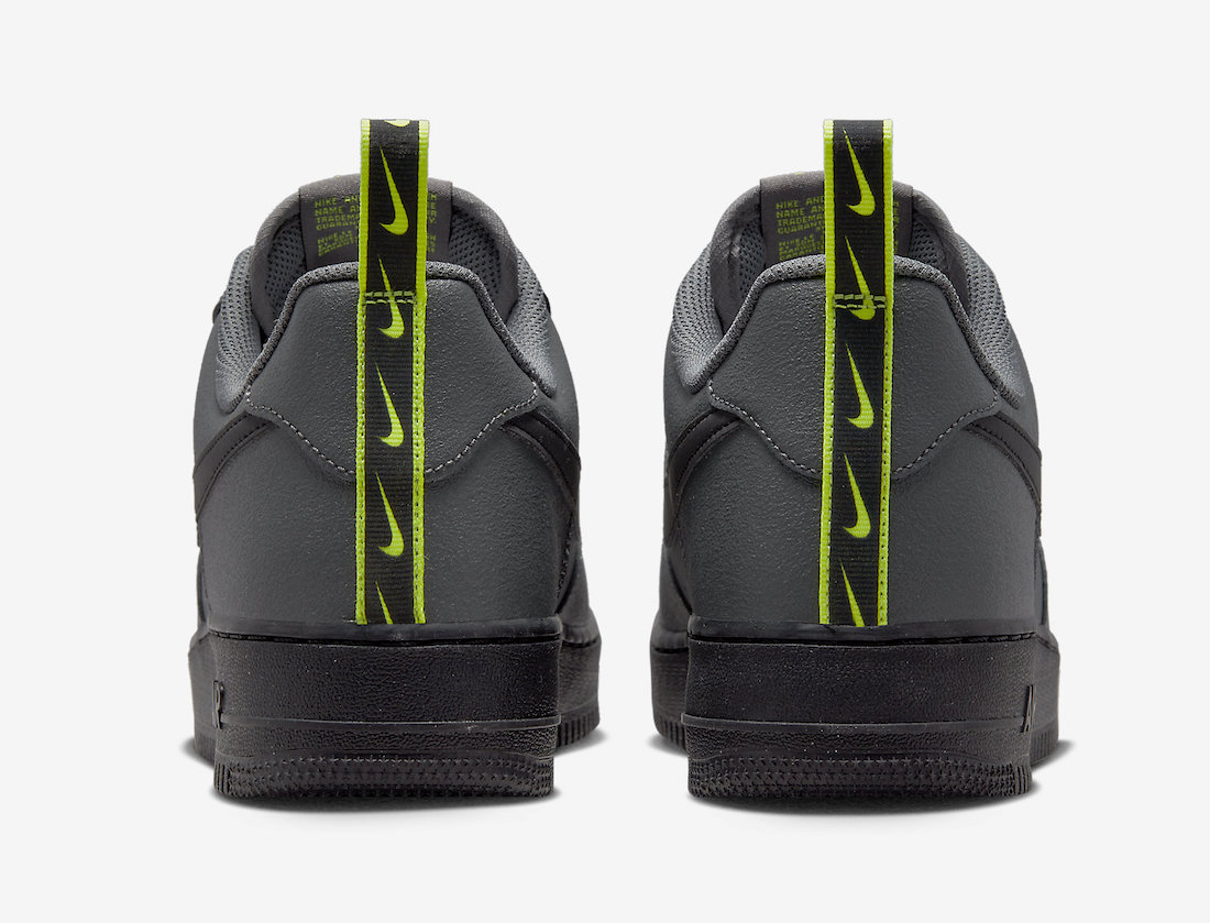 Date de sortie de la Nike Air Force 1 Low Grise Noir Volt DZ4510-001