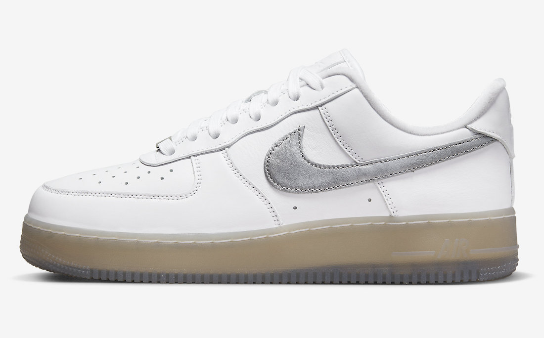 Nike Air Force 1 Low Premium White Metallic Silver Hyper Pink DX3945-100 Release Date