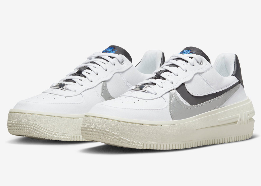 Nike Air Force 1 PLT.AF.ORM Detailed With Metallic Silver Swooshes