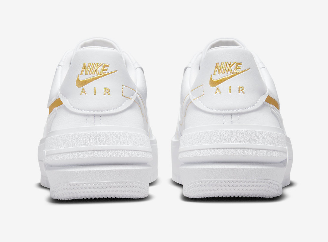 Nike Air Force 1 PLT.AF.ORM Blancas Amarillas Ocre DJ9946-102 Fecha de lanzamiento