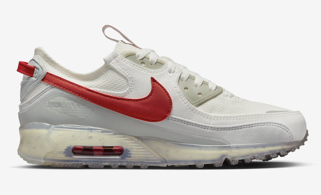 Nike Air Max 90 Terrascape White Red DQ3987-100 Release Date