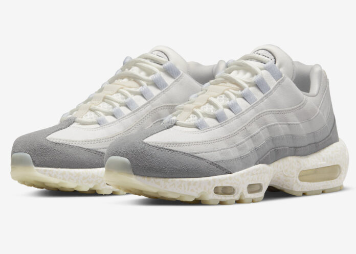 Nike Air Max 95 Summit White Light Bone Cool Grey DV2593-100 Release Date-4 Nike Air Max 95 Summit White Light Bone Cool Grey DV2593-100 Release Date