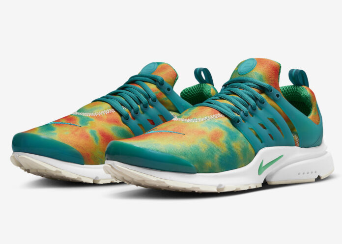 Nike Air Presto Tie-Dye Orange Green CT3550-200 Release Date-4 Nike Air Presto Tie-Dye Orange Green CT3550-200 Release Date