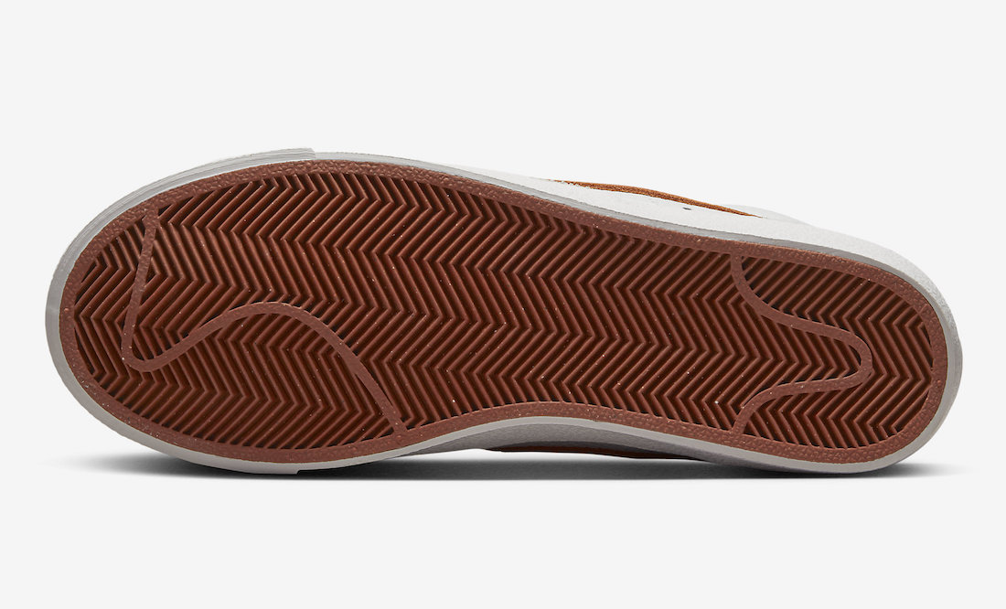 Nike Blazer Mid 77 White Orange Suede DX8948-100 Release Date