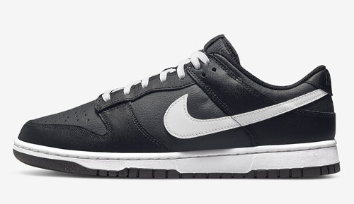 Nike Dunk Low Black White official release dates 2022