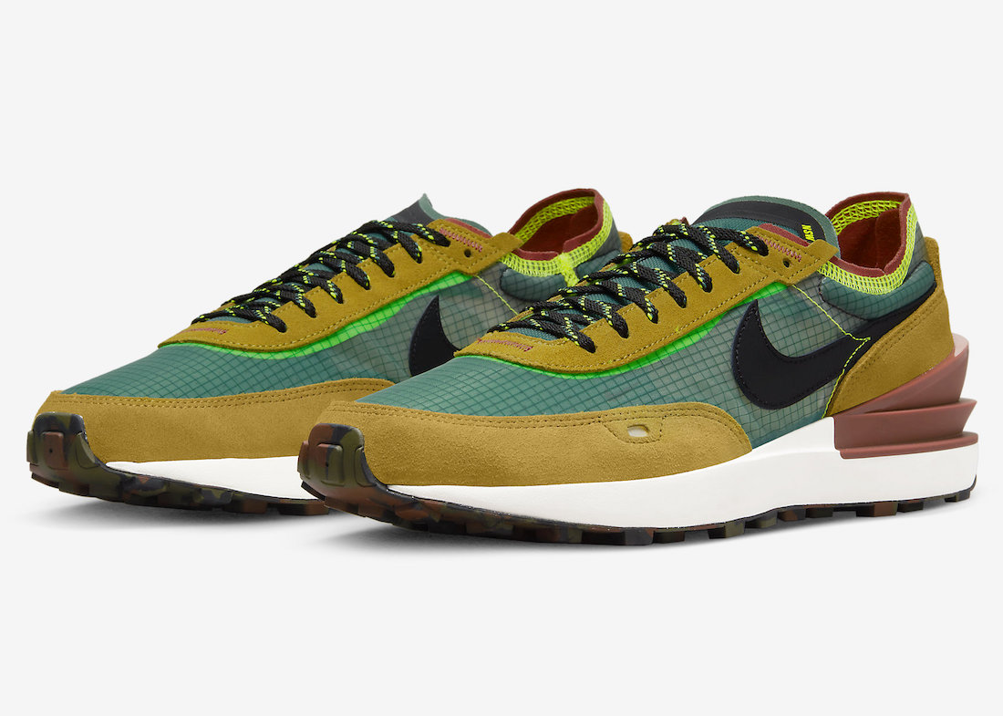 This Nike Waffle One Comes With Grid Uppers and Camo Soles