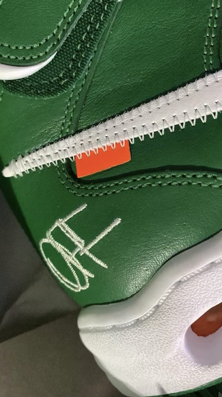 Off White Nike Air Force 1 Mid Green Release Date 1