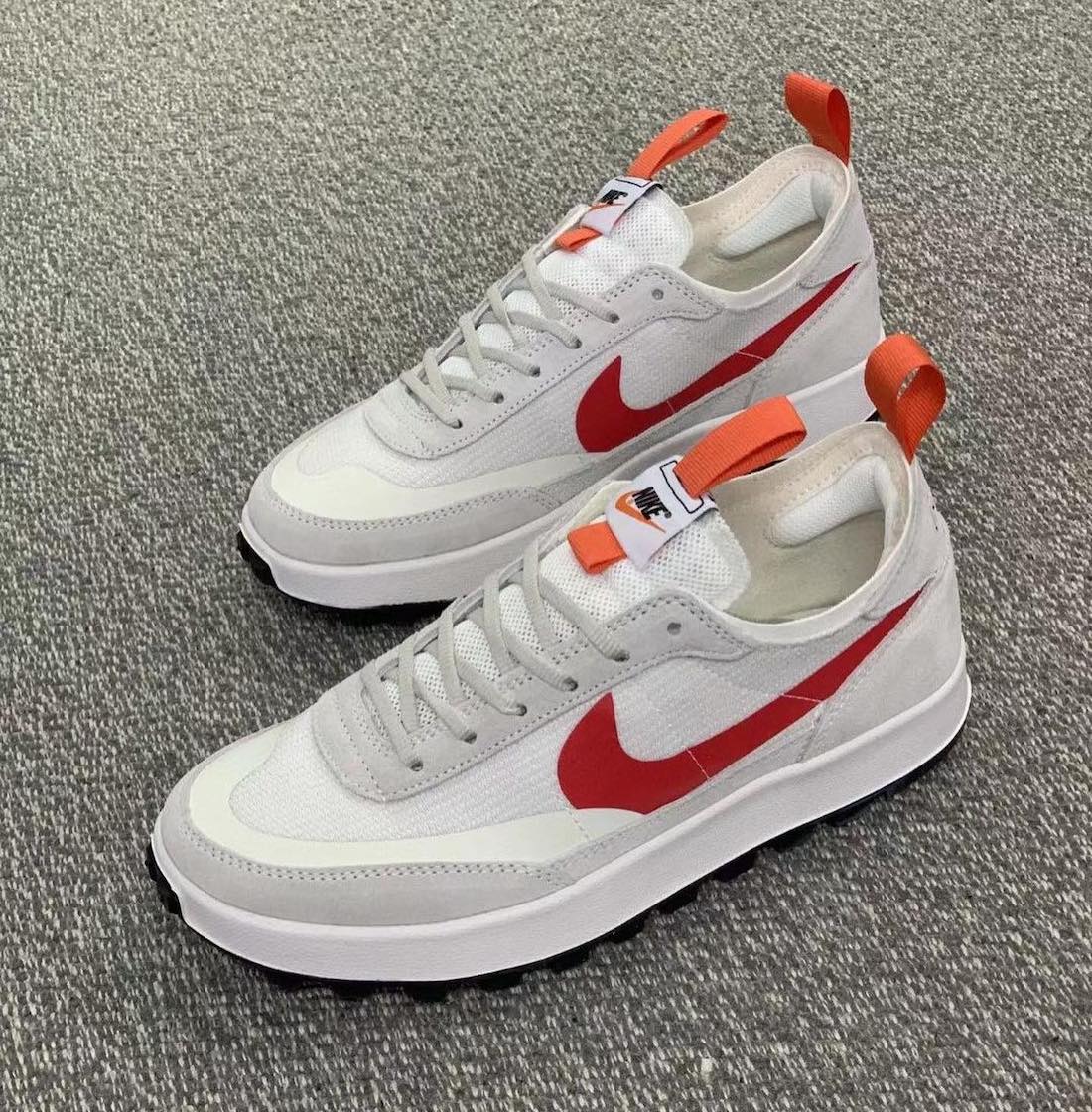 Tom Sachs NikeCraft General Purpose Shoe White Red Release Information