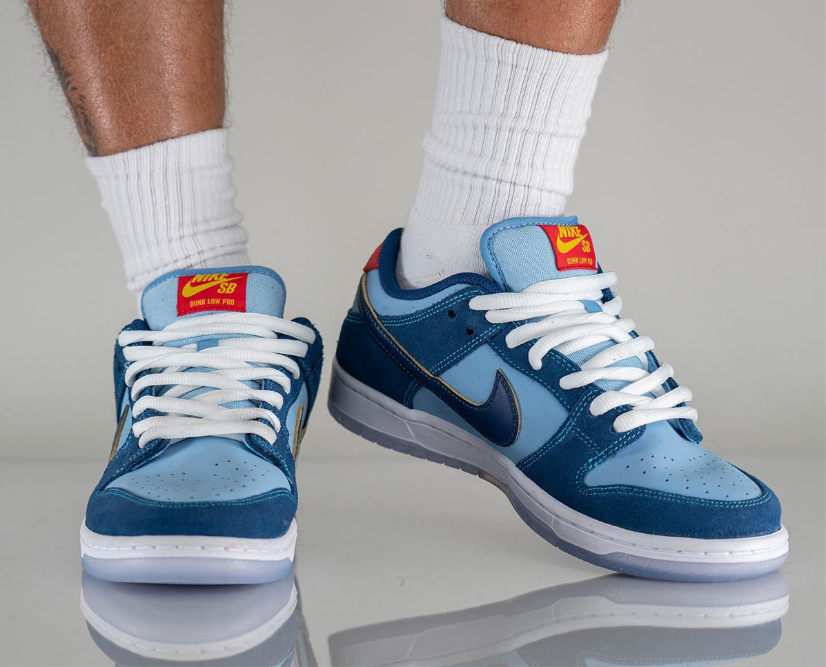Why So Sad Nike SB Dunk Low DX5549-400 Release Date On-Feet