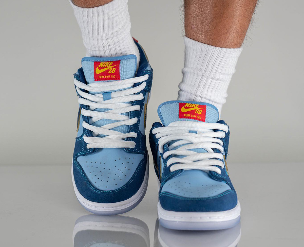 Why So Sad Nike SB Dunk Low DX5549-400 Release Date On-Feet