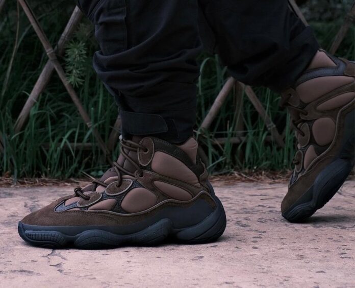 yeezy 500 on feet high