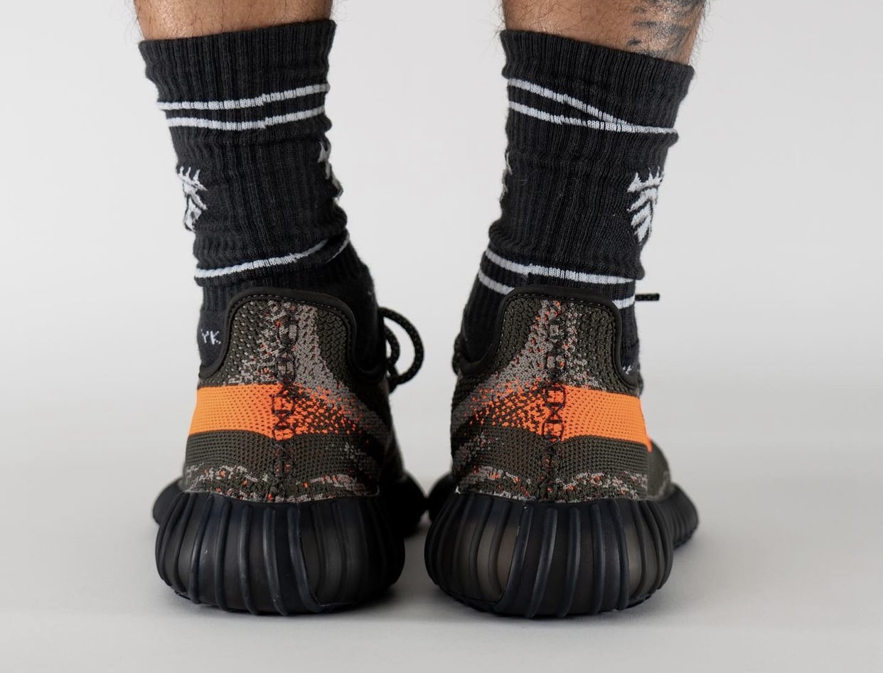 adidas Yeezy Boost 350 V2 Dark Beluga Release Date On Feet 6