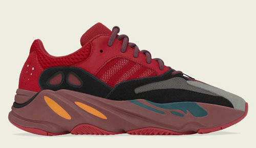 adidas Yeezy Boost 700 Hi Res Red official release dates 2022