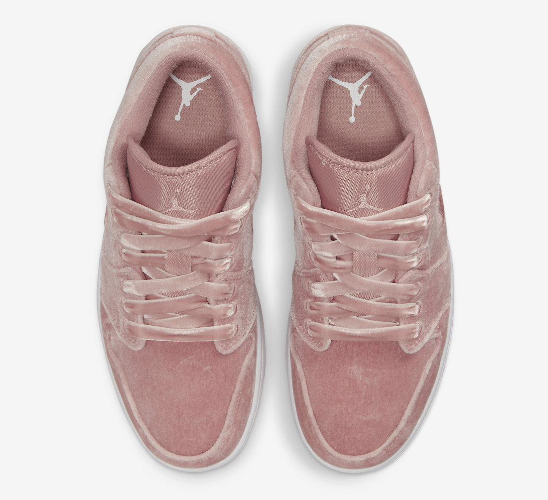 Air Jordan 1 Low Pink Velvet DQ8396-600 Release Date